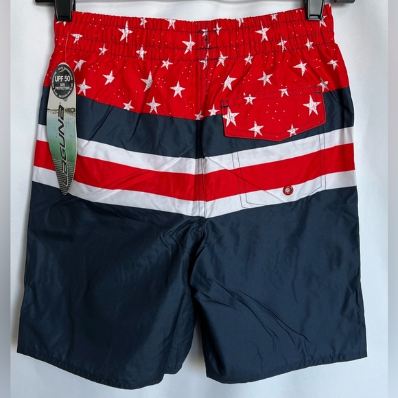 NWT Laguna Stars and Stripes Swim / Board Shorts - Size M (10/12) - Picture 2 of 5